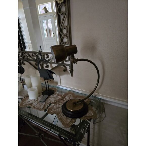 Pottery Barn Industrial Modern Arched Table Accent Lamp - Picture 3 of 3